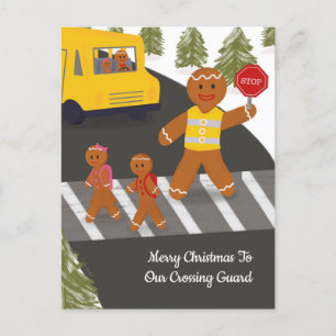 Carte Postale Poste de l'agent de passage de Noël