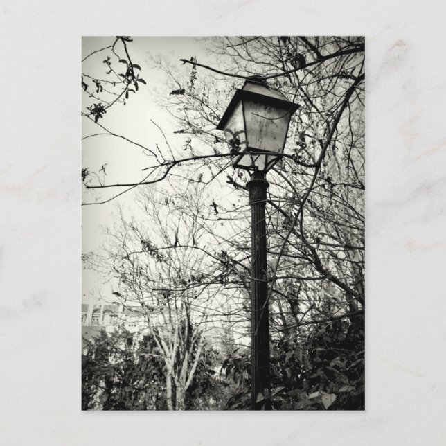 Carte Postale Poste de lampes à Paris (Devant)