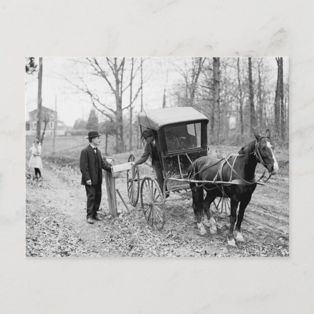 Carte Postale Poste du service postal (Devant)