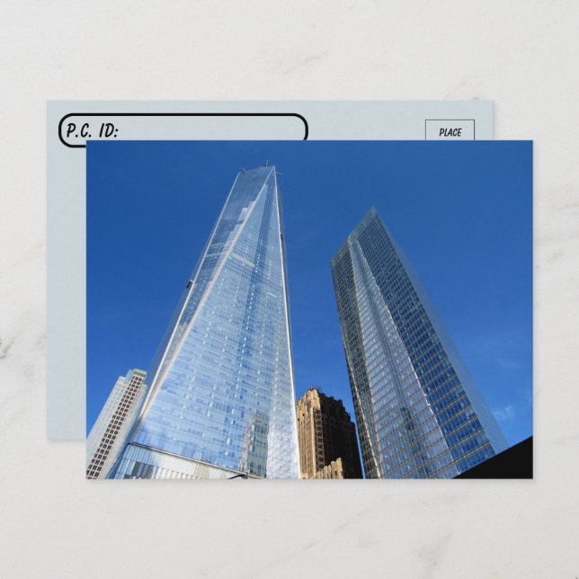 Carte Postale Poste - New York Skyline (Devant / Derrière)