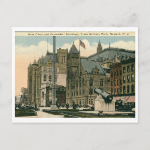 Carte Postale Poste, Newark, NJ Vintage
