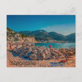 Carte Postale poste Puerto de Sóller en la isla de Mallorca
