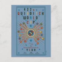 Poster bleu de la Coupe du Monde QUIDDITCH™