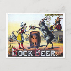 Carte Postale Poster de bière vintage