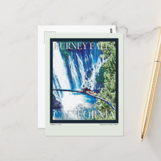 Carte Postale Poster de Burney Falls, CA