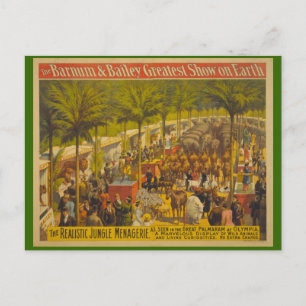 Carte Postale Poster de la ménagerie de la Jungle à Olympia Circ