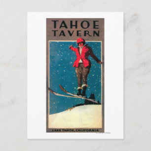 Carte Postale Poster de la taverne Tahoe