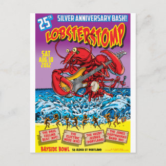 Carte Postale Poster de LOBSTER STOMP Art par Mort Todd