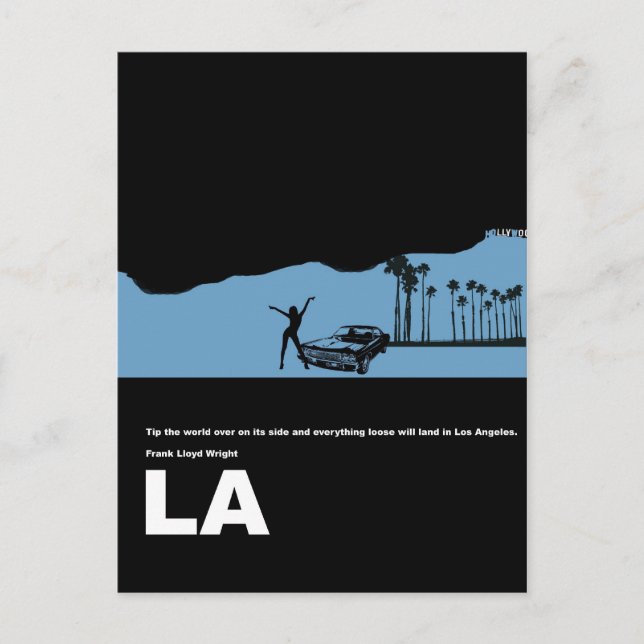 Carte Postale Poster de Los Angeles (Devant)