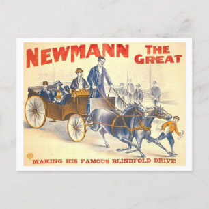 Carte Postale Poster de Newmann's Great Blindfold Drive