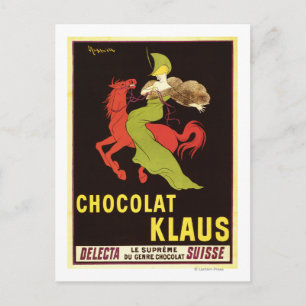 Carte Postale Poster de publicité Chocolat Klaus