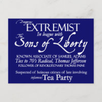 Poster de style Extrémiste dangereux du 18ème sièc