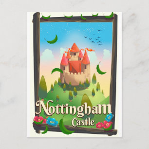Carte Postale poster de voyage du château de Nottingham