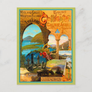 Carte Postale Poster de voyage Galway