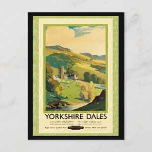 Carte Postale Poster de voyage Yorkshire Dales