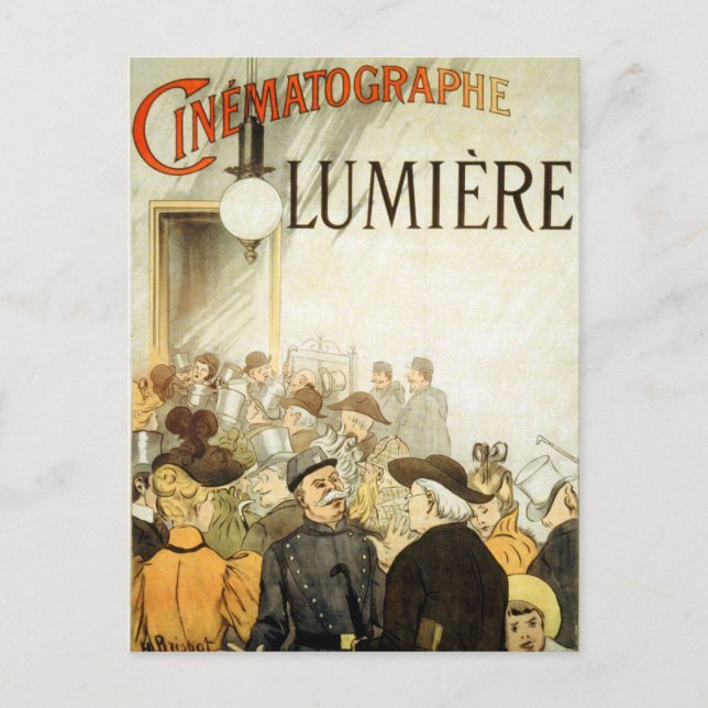 Carte Postale Poster du cinéma Lumière Brothers (Devant)