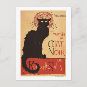 Carte Postale Poster du conversation Noir Cabaret Troupe Black C