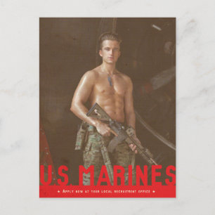 Carte Postale Poster du recrutement maritime aux États-Unis