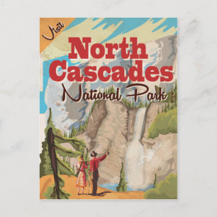 Carte Postale Poster du Vintage voyage du parc national de North