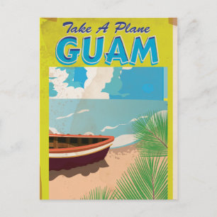 Carte Postale Poster du Vintage voyage Guam