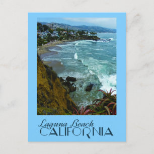 Carte Postale Poster du Vintage voyage Laguna Beach California