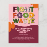 Poster éducatif Fight Food Waste