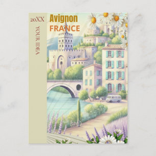 Carte Postale Poster Imprimable Avignon Travel - Pos France