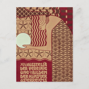 Carte Postale Poster pour la 14ème Exposition de Vienne