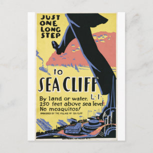 Carte Postale Poster publicitaire Sea Cliff New York