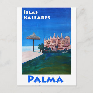 Carte Postale Poster Rétro Palma De Mallorca