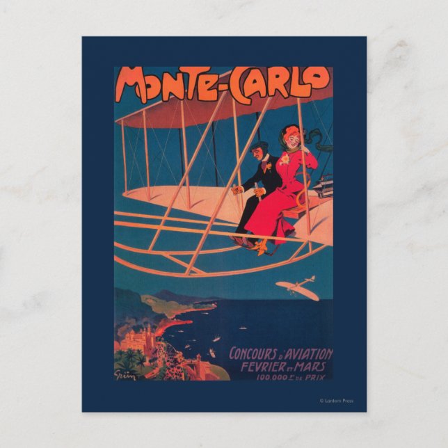 Carte Postale Poster sportif de l'Aviation (Devant)