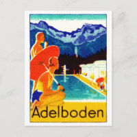 Poster suisse Adelboden 1925