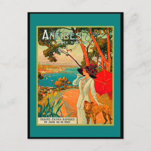Carte Postale Poster vintage Antibes France