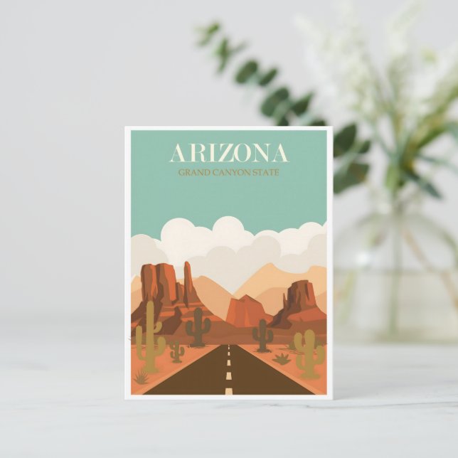 Carte Postale Poster vintage Arizona (Debout devant)
