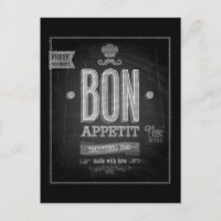 Poster vintage Bon Appetit - Tableau de bord