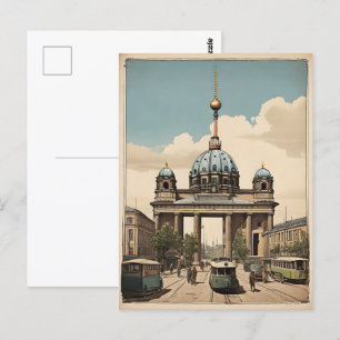 Carte Postale Poster vintage de Berlin