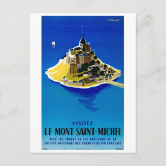 Carte Postale Poster vintage France restauré