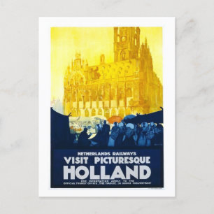 Carte Postale Poster vintage Holland Travel