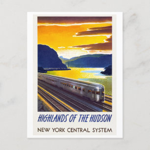 Carte Postale Poster vintage New York Railway