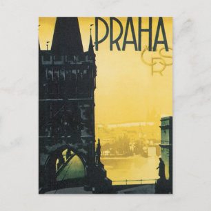 Carte Postale Poster vintage Praha
