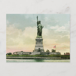 Carte Postale Poster vintage "Statue de la Liberté". New York.