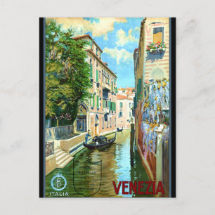 Carte Postale Poster vintage Venice Travel
