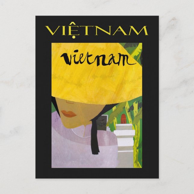 Carte Postale Poster vintage Vietnam Travel (Devant)