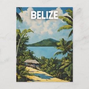Carte Postale Poster Vintage voyage du Belize