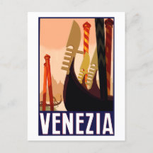 Poster Vintage voyage Venice