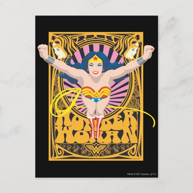 Carte Postale Poster Wonder Woman (Devant)