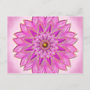 Carte Postale Postkarte 01 "Magenta Healing" par MandalaDesign