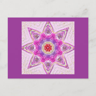 Carte Postale Postkarte 02 "Star of Violet"