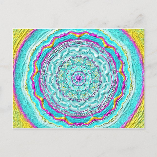 Carte Postale Postkarte 06 "Le pouvoir de Cyan" (Devant)