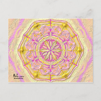 Carte Postale Postkarte 19 "Violet Daisy"